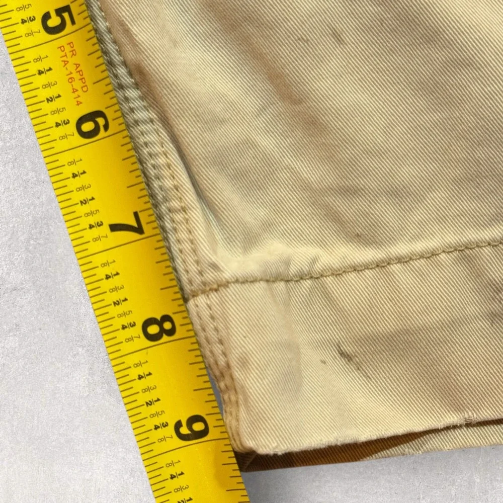 Polo Ralph Lauren Cargo Shorts Distressed Paint Marks Men's 34 Classic Chino